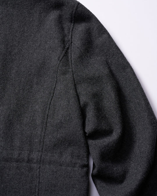 milled wool field jacket