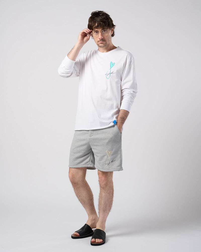 【Maison Honoré Paris × wjk】heart fish dry french terry shorts