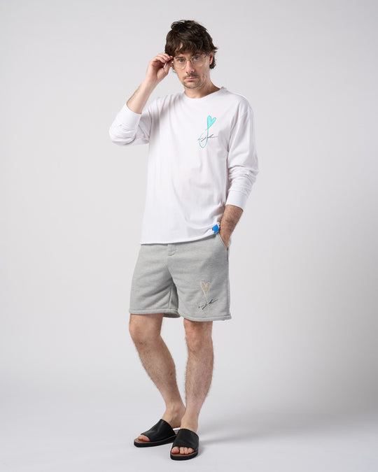 【Maison Honoré Paris × wjk】heart fish dry french terry shorts