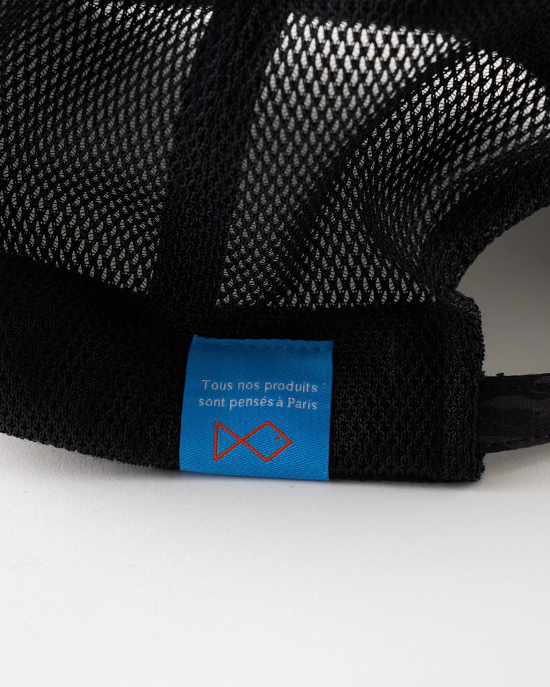 【Maison Honoré Paris × wjk】2-heart patch cut-off mesh cap