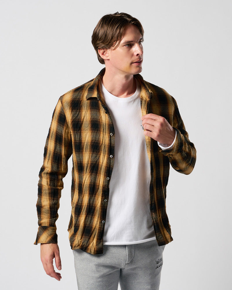 【muta × wjk】cut-off crew-neck L/S(printed)