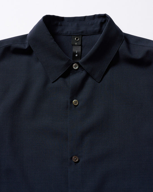 airy wool voile shirt
