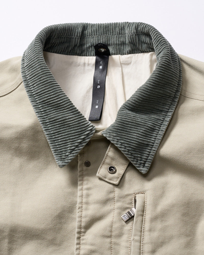 heavy moleskin short coverall jacket