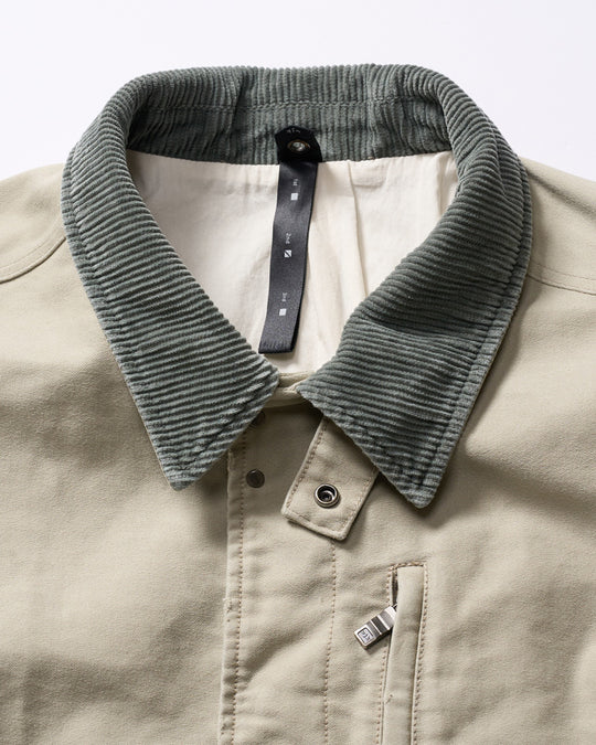 heavy moleskin short coverall jacket
