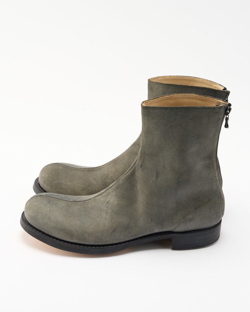 center seam back-zip boots（GUIDI calf）