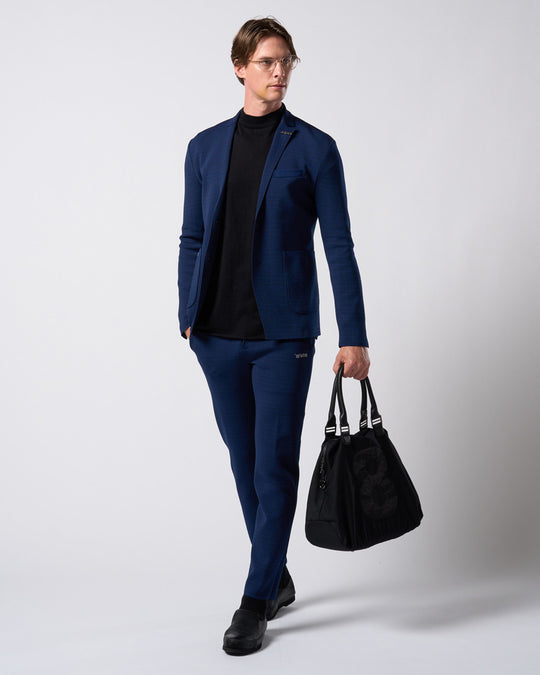 【muta × wjk】function knit easy slacks(jacquard check)