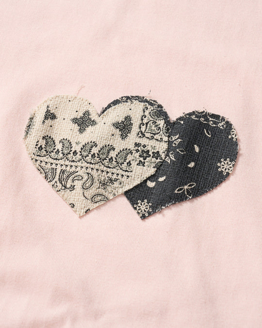 bandana panel heart T