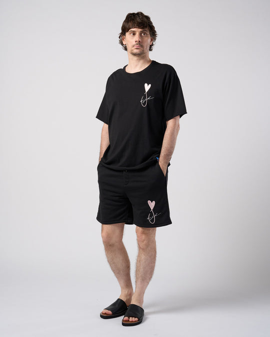【Maison Honoré Paris × wjk】heart fish dry french terry shorts