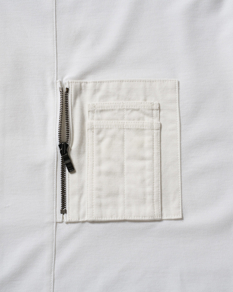contrast pocket pull-over