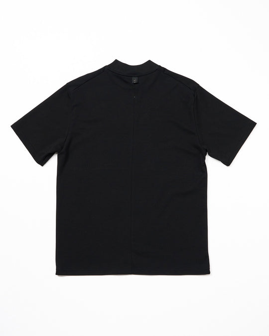 luxury cotton mock neck S/S