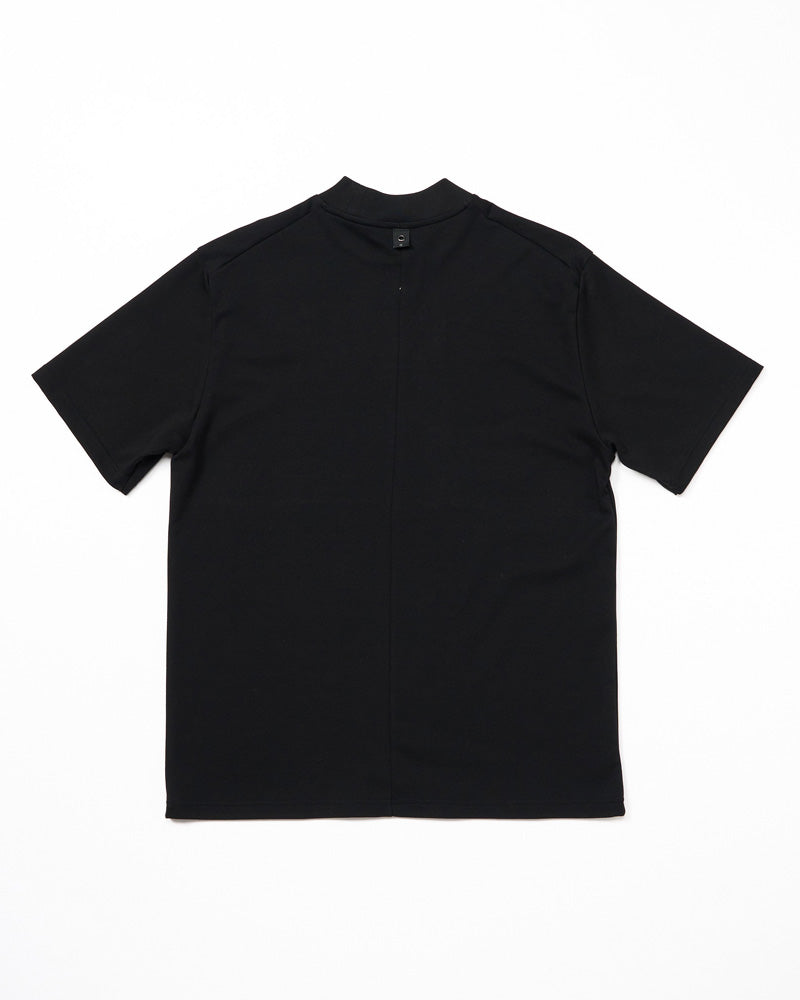 luxury cotton mock neck S/S