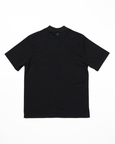luxury cotton mock neck S/S