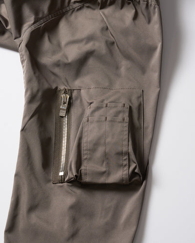 neck zip blouson