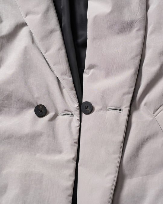 double breasted solid coat