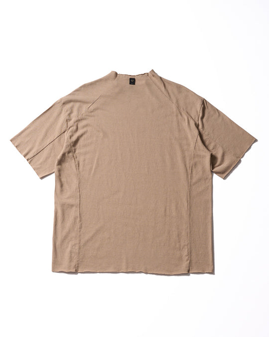 cut-off semi mock neck S/S