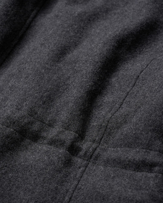 milled wool field jacket