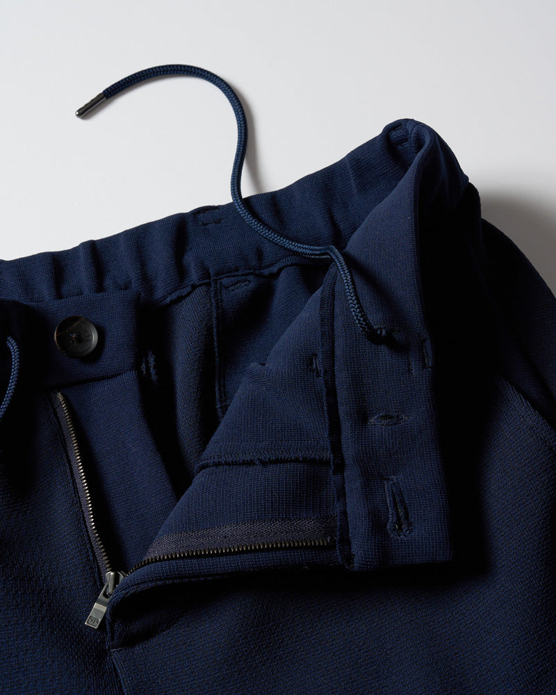 function knit easy slacks (jacquard check)