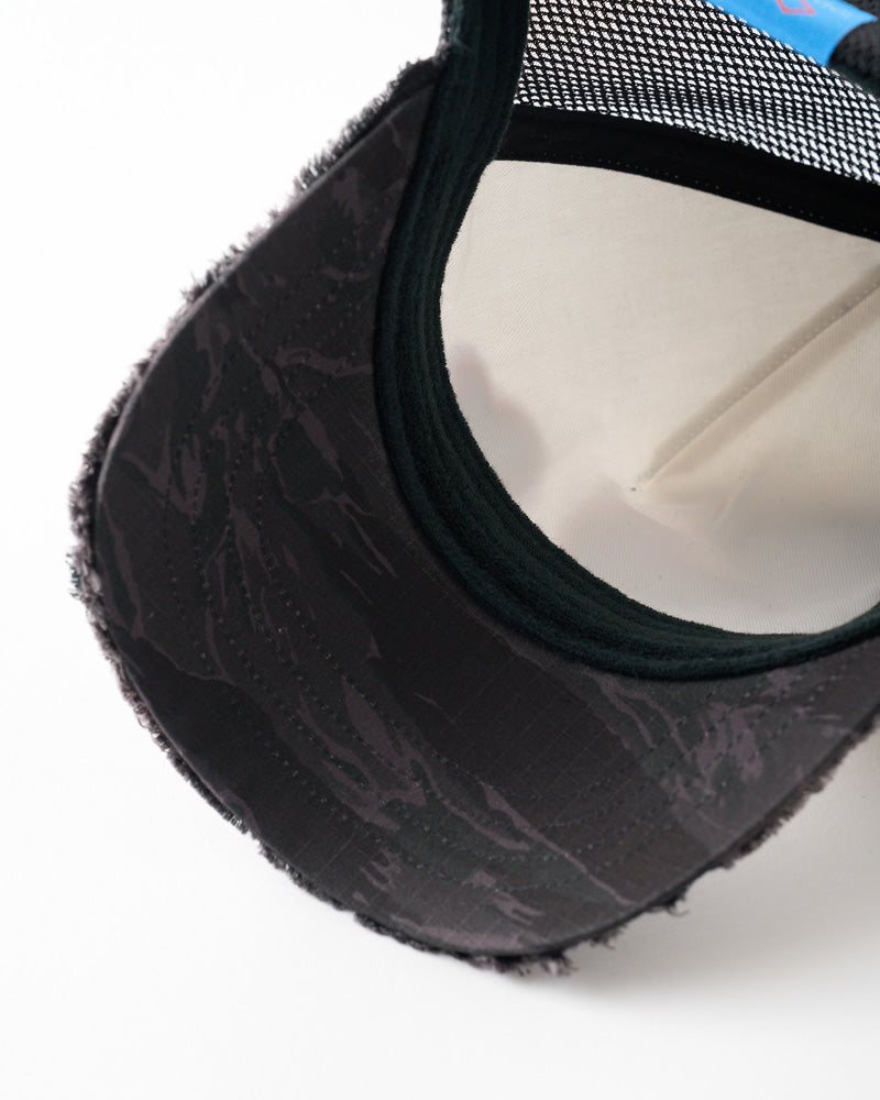 【Maison Honoré Paris × wjk】2-heart patch cut-off mesh cap