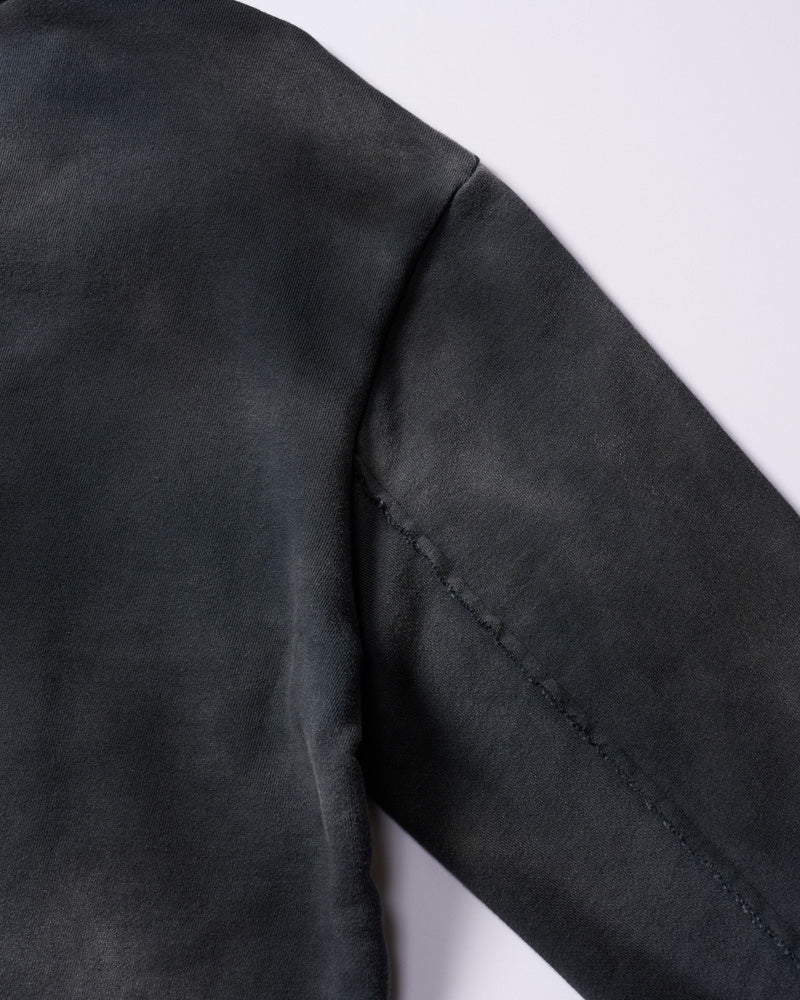 fade cut-off sweatshirt