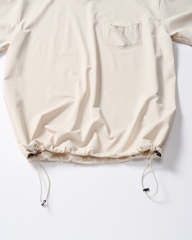 drawstring leather pocket S/S