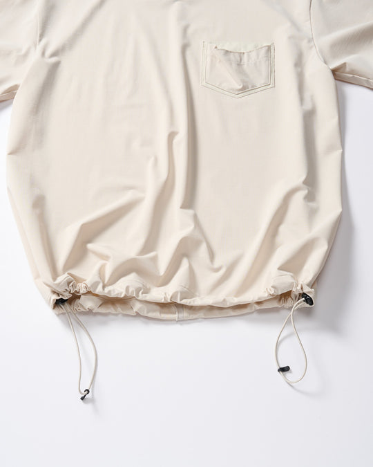 drawstring leather pocket S/S