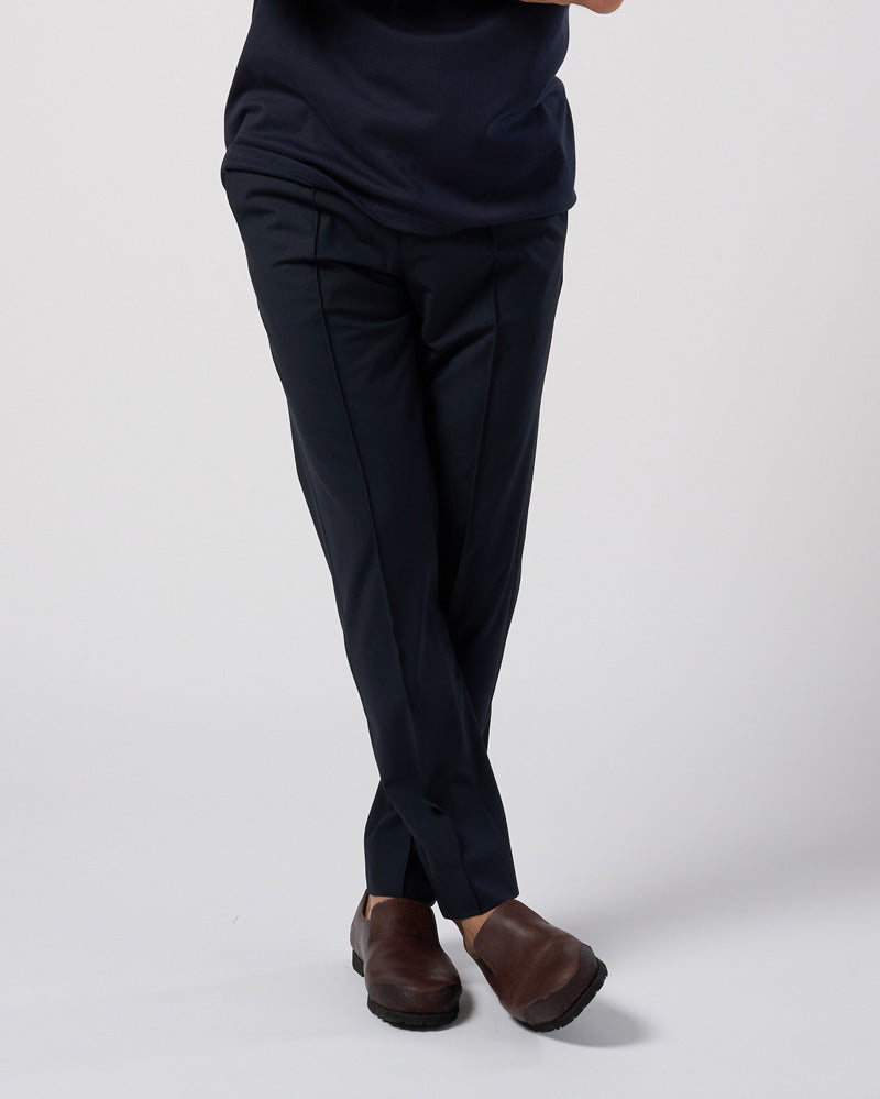 comfort pin-tuck slim slacks