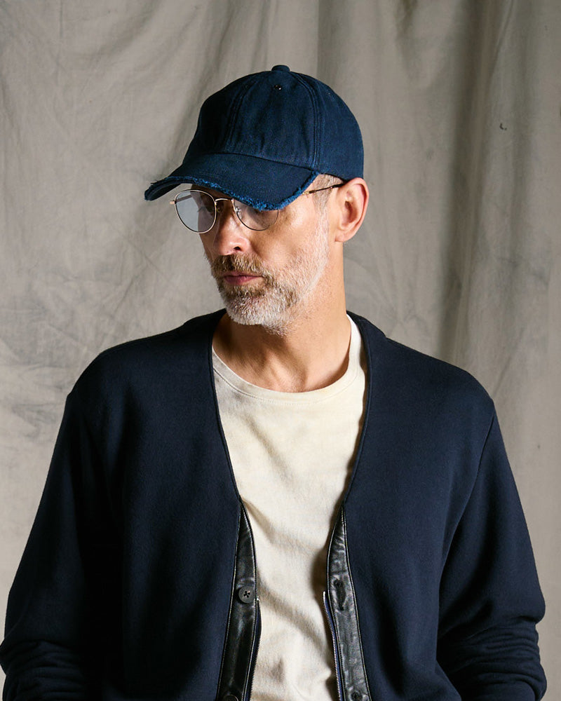 cotton linen herringbone aging B.B.cap