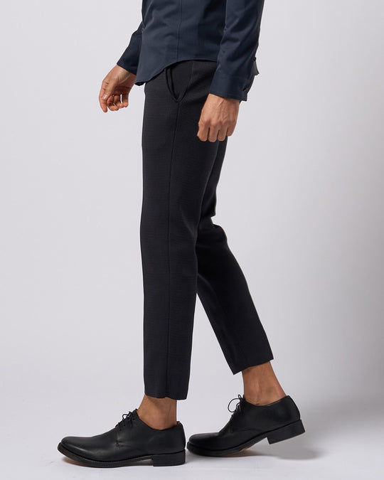 LEON×B'2nd×wjk】function knit easy slacks(jacquard check) – wjk