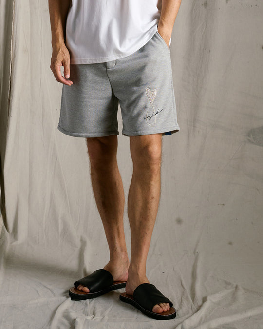 【Maison Honoré Paris × wjk】heart fish dry french terry shorts