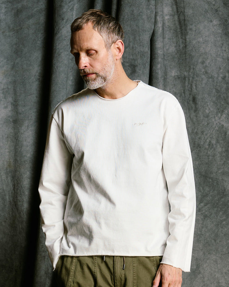 tight jersey cut-off L/S