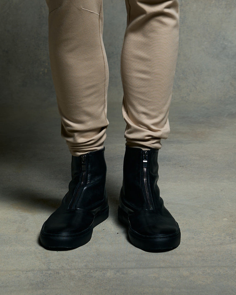 front zip bootie