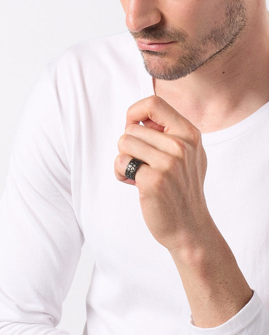 みきてぃリンク️EU/38 IVXLCDM ×wjk croco pattern pinky ring – wjk online store