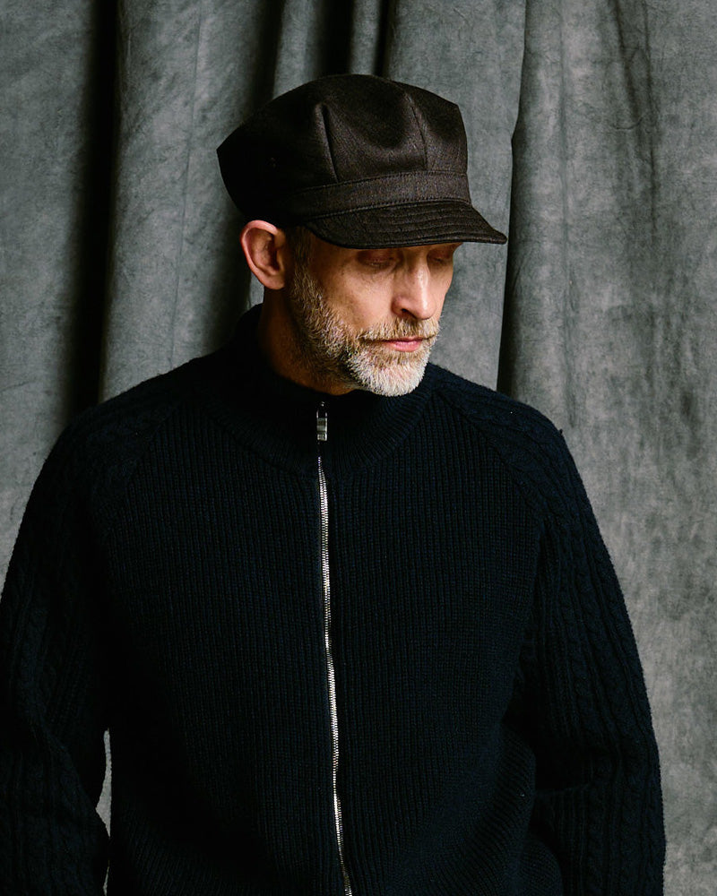 venetian stripe engineer cap