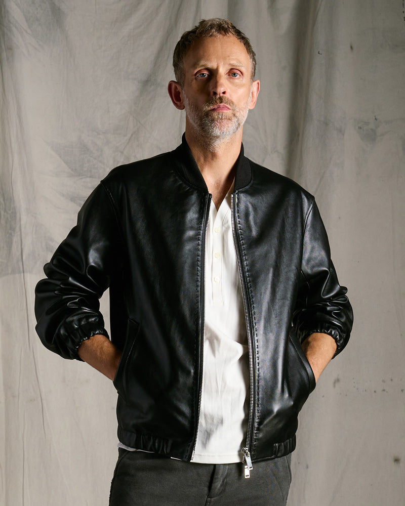 lamb leather bomber jacket – wjk online store
