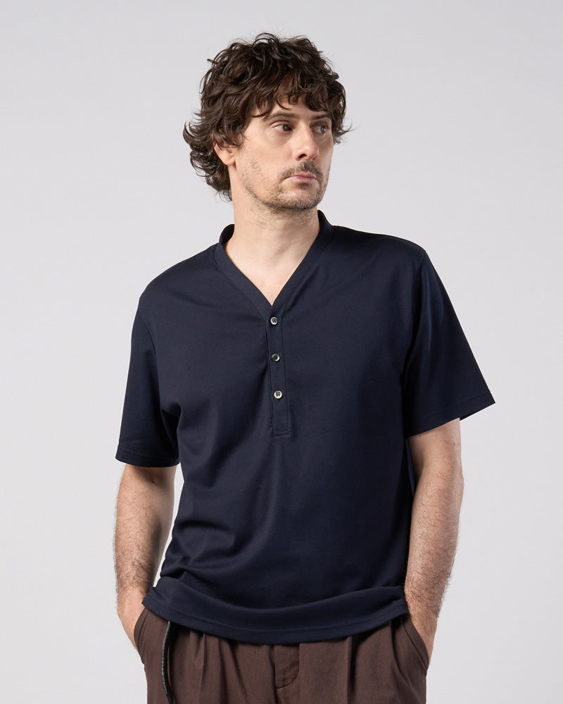luxury cotton smart collar S/S