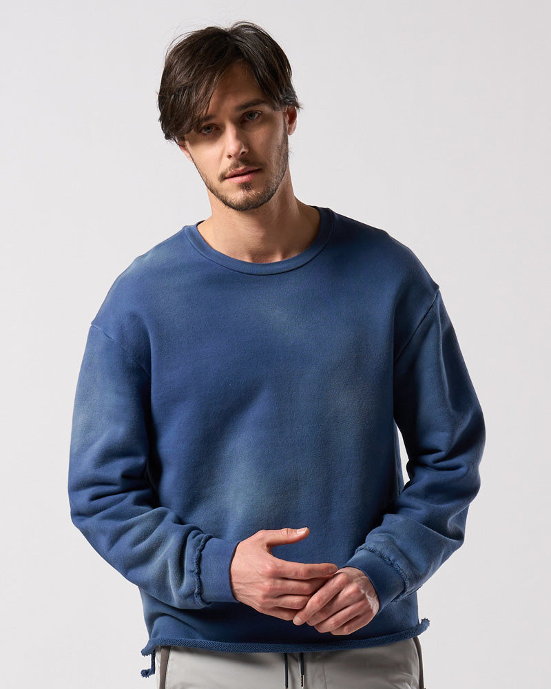 fade cut-off sweatshirt