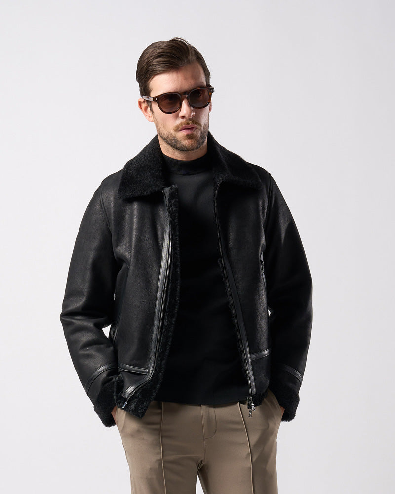 EMMETI×wjk mouton jacket 