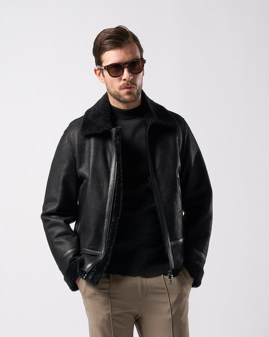 EMMETI×wjk mouton jacket 