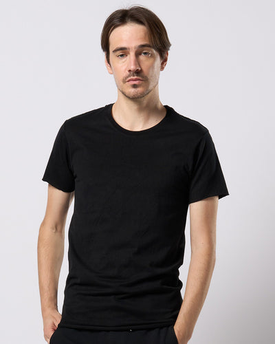 cut-off crew-neck S/S
