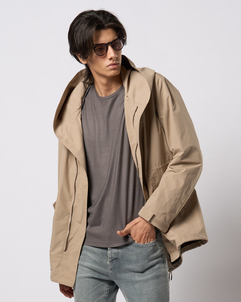 wrap field parka