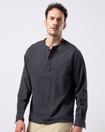 sleeping shirt(uneven yarn cotton)