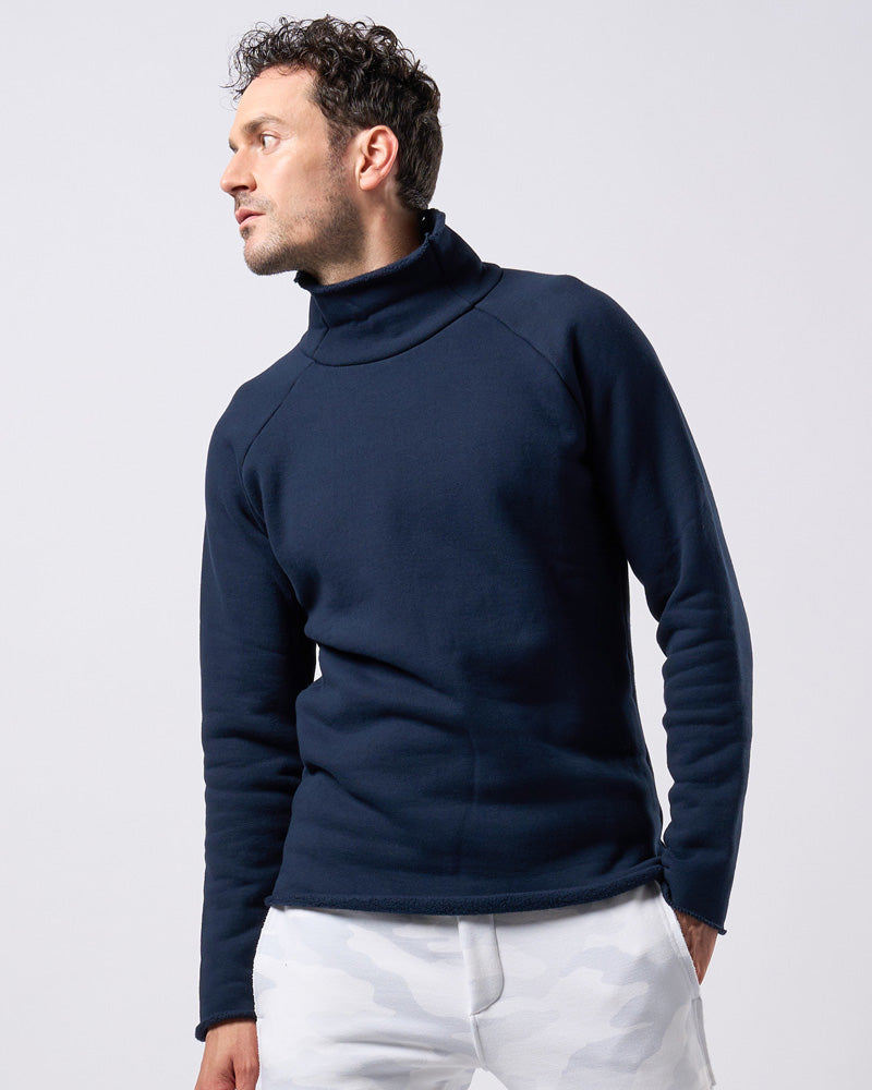 heavy weight mock neck(brushed lining)