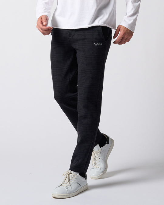 【muta × wjk】function knit easy slacks(jacquard check)