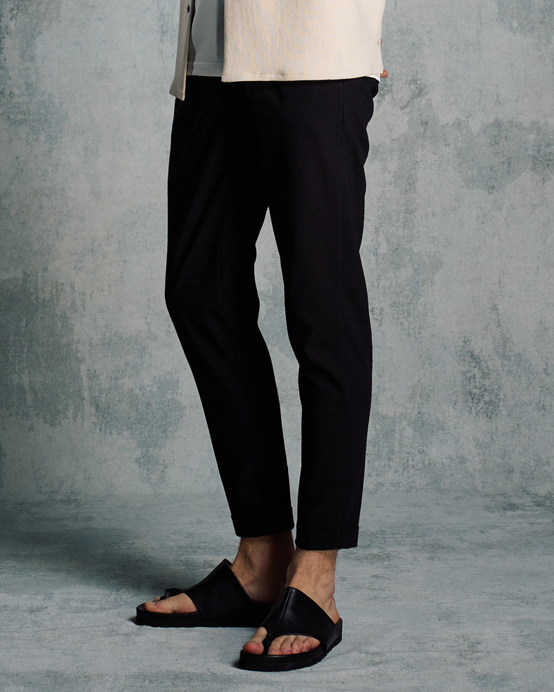 tuck slim slacks