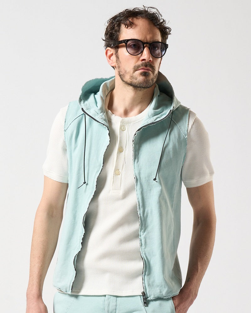 【楽天カード分割】 hooded cut-off vest store online wjk – トップス