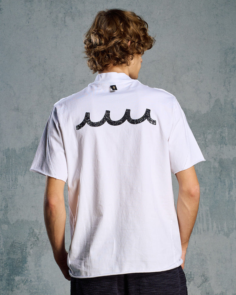 【muta × wjk】cut-off mock S/S(printed)