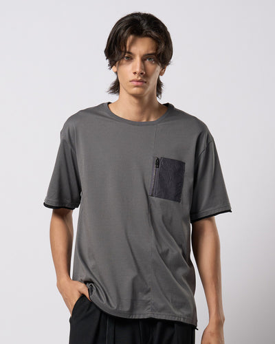 cool touch zip-pocket S/S