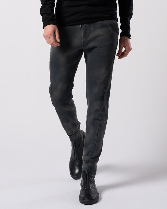 fade switching rib sweat pants