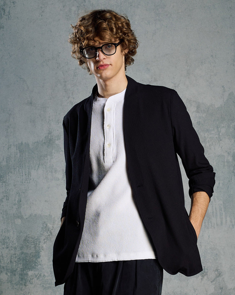 solid collar single jacket – wjk online store