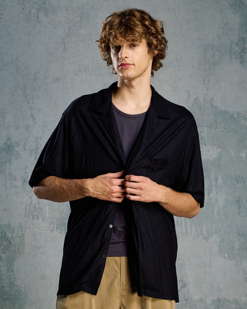 ex.comfy wool open collar shirt – wjk online store